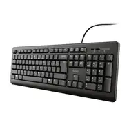 Trust Primo teclado Oficina USB Portugués Negro