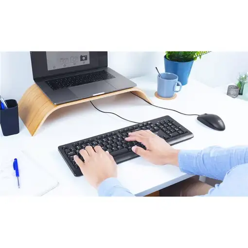 Trust Primo teclado Oficina USB Portugués Negro