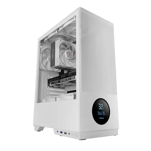 Tacens 2SAGITTA20W carcasa de ordenador Midi Tower Blanco