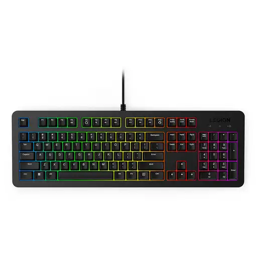 Lenovo K310 teclado Juego USB Inglés de EE. UU. Negro