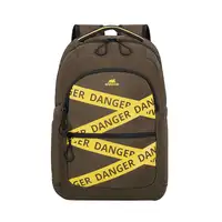 Rivacase Erebus 39,6 cm (15.6") Mochila Caqui, Amarillo