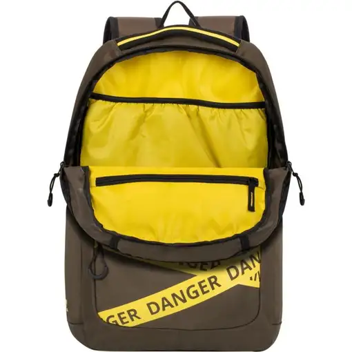 Rivacase Erebus 39,6 cm (15.6'') Mochila Caqui, Amarillo