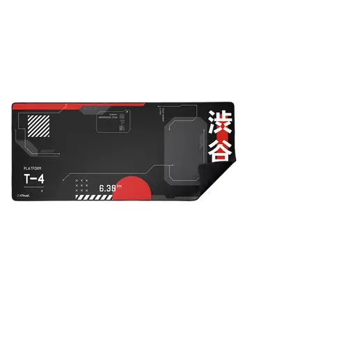 Trust GXT 759 XXL Alfombrilla de ratón para juegos Negro, Rojo
