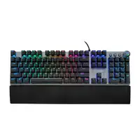 iBox AURORA K-4 teclado Juego USB QWERTY Negro, Plata