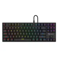 Savio SAVGK-TEMPEST X2 BLUE teclado Juego USB QWERTY Negro