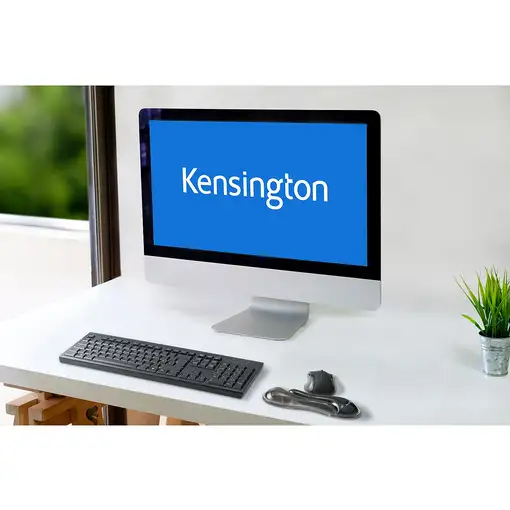 Kensington Reposamuñecas de gel fino con dos colores para ratón/trackball - Gris