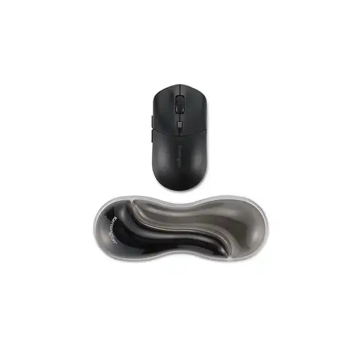 Kensington Reposamuñecas de gel fino con dos colores para ratón/trackball - Gris