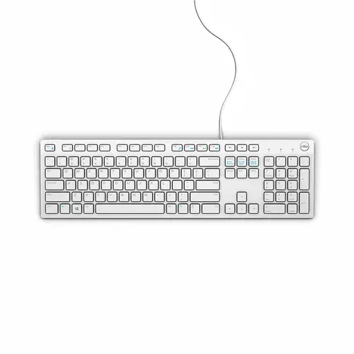 DELL Teclado con cable - KB216 - EEUU Internacional (QWERTY) - blanco