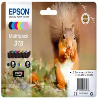 Epson Squirrel Multipack 6-colours 378 Claria Photo HD Ink