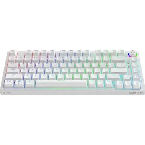 Savio Phenix WHITE GAT RED teclado Juego Bluetooth QWERTY EER internacional Blanco