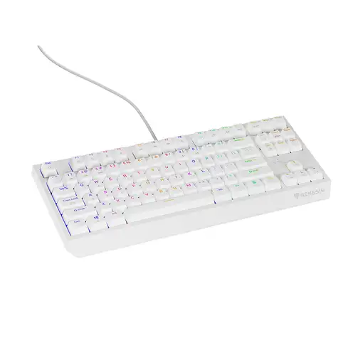 GENESIS Thor 230 TKL teclado Juego USB + RF Wireless + Bluetooth QWERTY Blanco