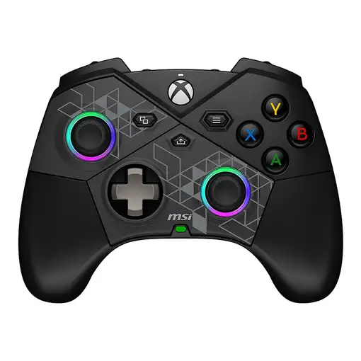MSI FORCE PRO W CONTROLLER Negro USB 2.0 Gamepad Analógico/Digital Android, PC, Xb