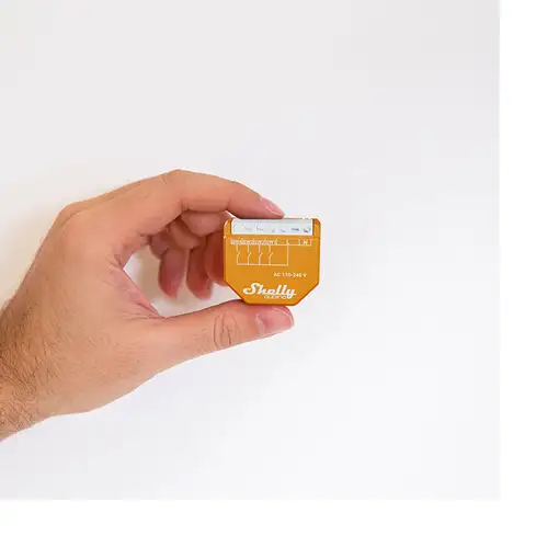 Shelly Qubino Wave i4 Interruptor inteligente Naranja