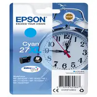 Epson Alarm clock Singlepack Cyan 27XL DURABrite Ultra Ink