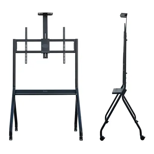 TooQ iStar Soporte de Suelo con Ruedas para Pantallas 55"- 100", Negro