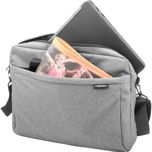 NATEC Mustela 39,6 cm (15.6'') Bandolera Gris