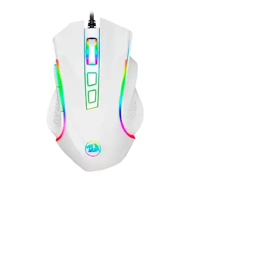 REDRAGON M607W GRIFFIN WHITE, Mouse optico ergonómico