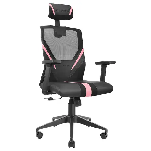 Mars Gaming MGCERGOBPK Silla Gaming, Rosa, Grande