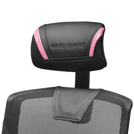 Mars Gaming MGCERGOBPK Silla Gaming, Rosa, Grande