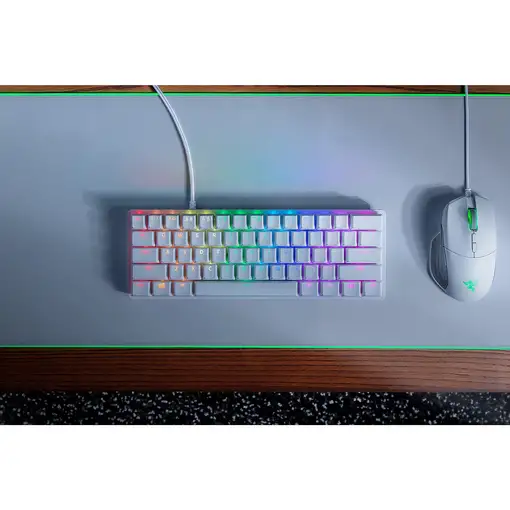 Razer Huntsman Mini teclado Juego USB QWERTY Inglés Blanco