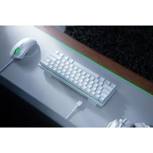 Razer Huntsman Mini teclado Juego USB QWERTY Inglés Blanco