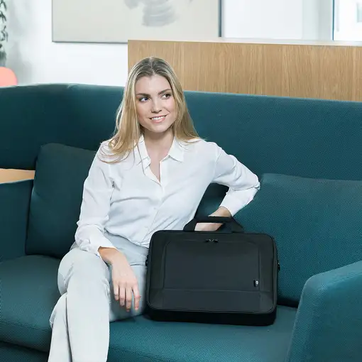 DICOTA Eco Top Traveller BASE 35,8 cm (14.1") Maletín Toploader Negro