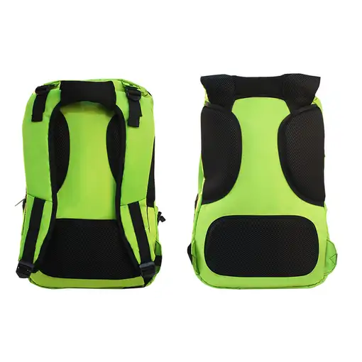 KeepOut BK7F mochila Negro, Verde Imitación piel, Nylon