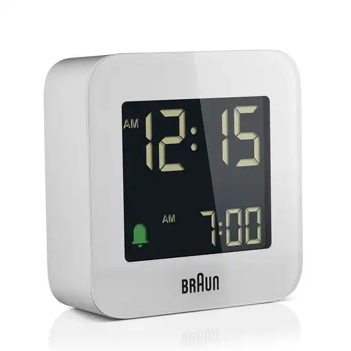 Braun BC08 Reloj despertador digital Blanco