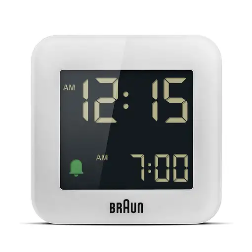 Braun BC08 Reloj despertador digital Blanco