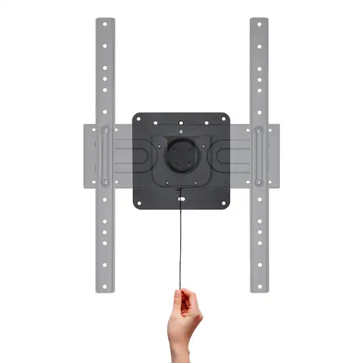 TooQ Soporte de Pared Rotación 360° para Pantallas 37" - 80", Negro