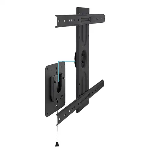 TooQ Soporte de Pared Rotación 360° para Pantallas 37" - 80", Negro