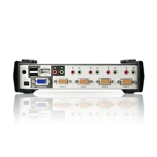 ATEN Switch KVMP™ VGA/Audio PS/2-USB de 4 puertos con OSD