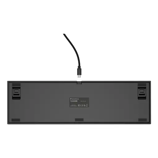GENESIS THOR 404 teclado Universal USB QWERTY Inglés Negro