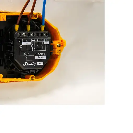 Shelly 2PM Gen3 Interruptor inteligente 2P Negro