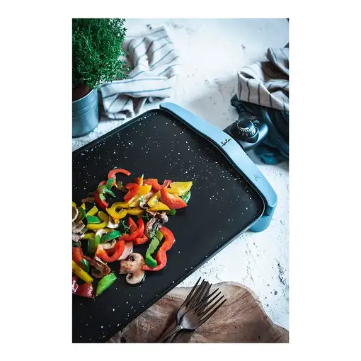 Plancha de cocina eléctrica JATA GR2500AM de 46 x 28 cm. Fabricada en España