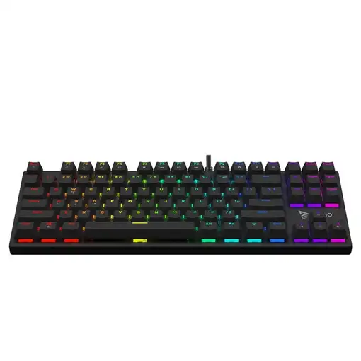 Savio SAVGK-TEMPEST X2 BROWN teclado Universal USB QWERTY Negro