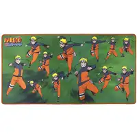 Konix Naruto KX MOUSEPAD XXL GREEN Alfombrilla de ratón para juegos Multicolor