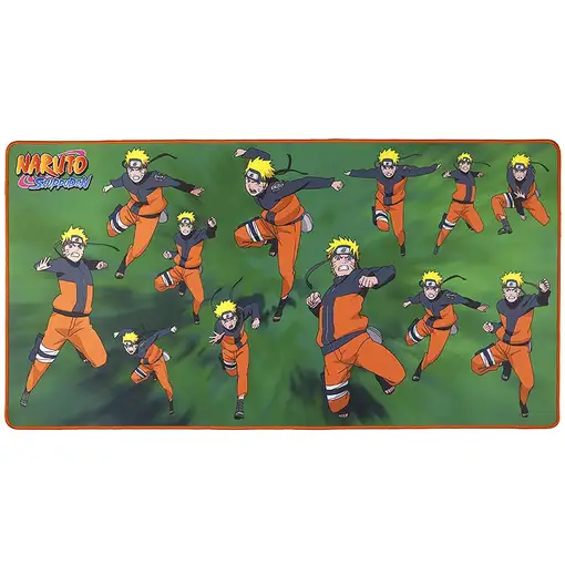 Konix Naruto KX MOUSEPAD XXL GREEN Alfombrilla de ratón para juegos Multicolor