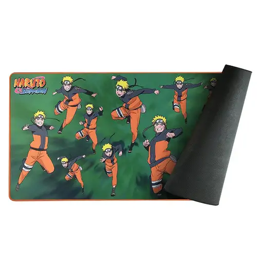 Konix Naruto KX MOUSEPAD XXL GREEN Alfombrilla de ratón para juegos Multicolor