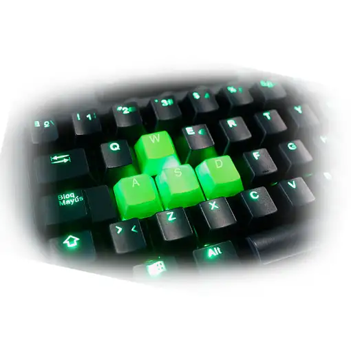 KeepOut F110 teclado Juego USB Negro