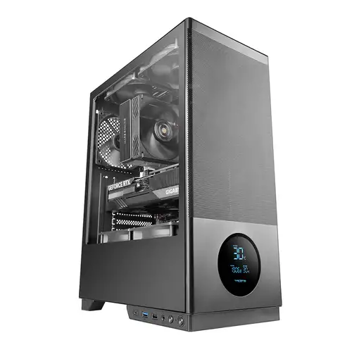 Tacens 2SAGITTA20 carcasa de ordenador Midi Tower Negro