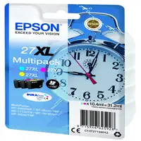 Epson Alarm clock Multipack 3-colour 27XL DURABrite Ultra Ink