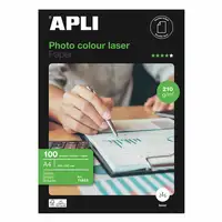APLI 11833 papel fotográfico Blanco Brillo
