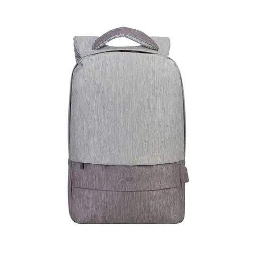 Rivacase 7562 39,6 cm (15.6") Mochila Gris, Moca