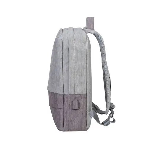 Rivacase 7562 39,6 cm (15.6") Mochila Gris, Moca