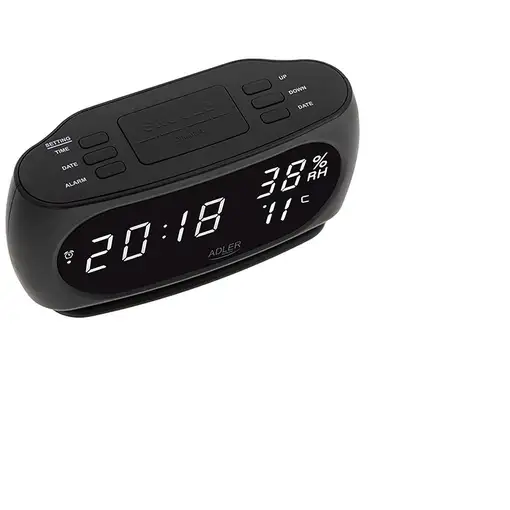 Adler AD 1186 despertador Reloj despertador digital Negro