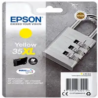Epson Padlock Singlepack Yellow 35XL DURABrite Ultra Ink