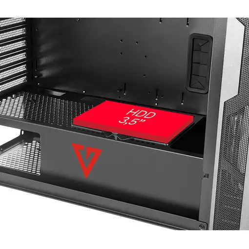 Modecom AMIRANI Midi Tower Negro