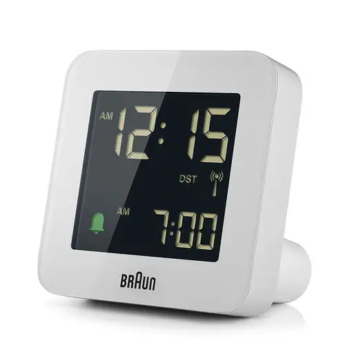 Braun BC09-DCF Reloj despertador digital Blanco