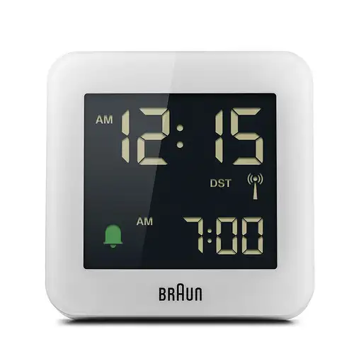 Braun BC09-DCF Reloj despertador digital Blanco